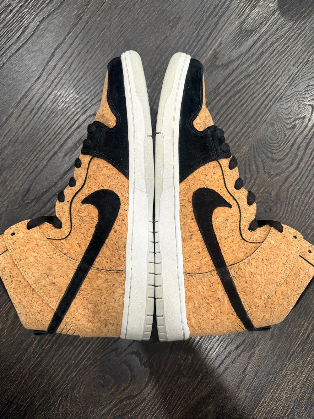 Nike SB Dunk High Men Size 12 Pro Black Hazelnut White Training Shoe - Picture 8 of 11